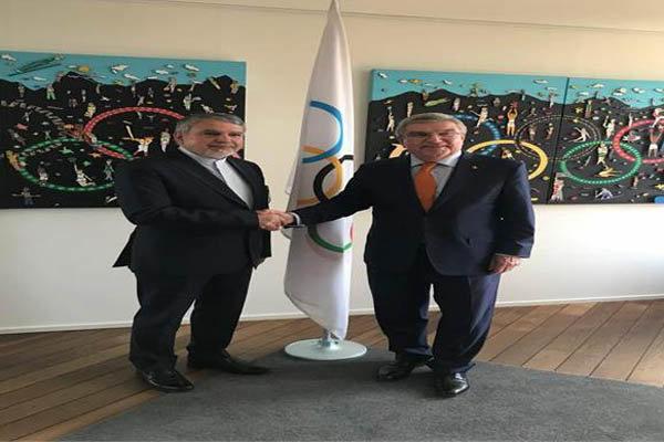 دیدار صالحی امیری با مسئول بخش های مختلف کمیته بین المللی المپیک