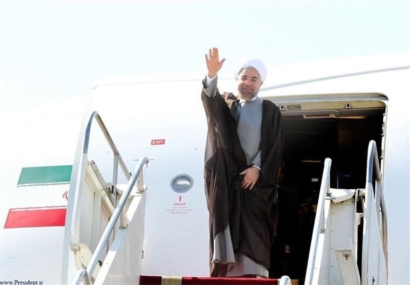 رئیس جمهوری پاریس را به مقصد تهران ترک کرد