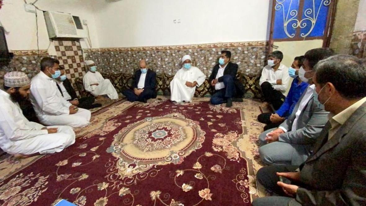 دلجویی مدیرعامل منطقه آزاد قشم از خانواده جان باختگان حادثه کارخانه پودرماهی سوزا