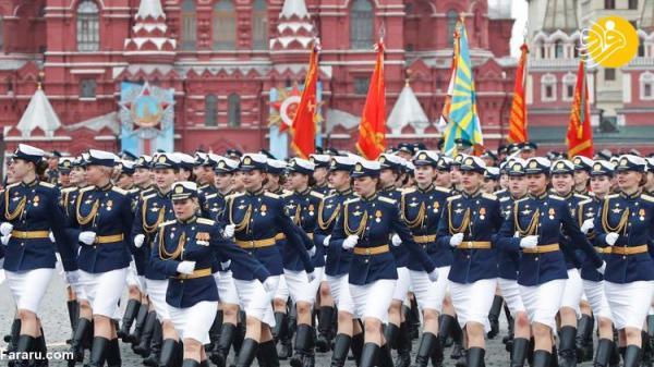 (تصاویر) پوتین در رژه نظامی روز پیروزی